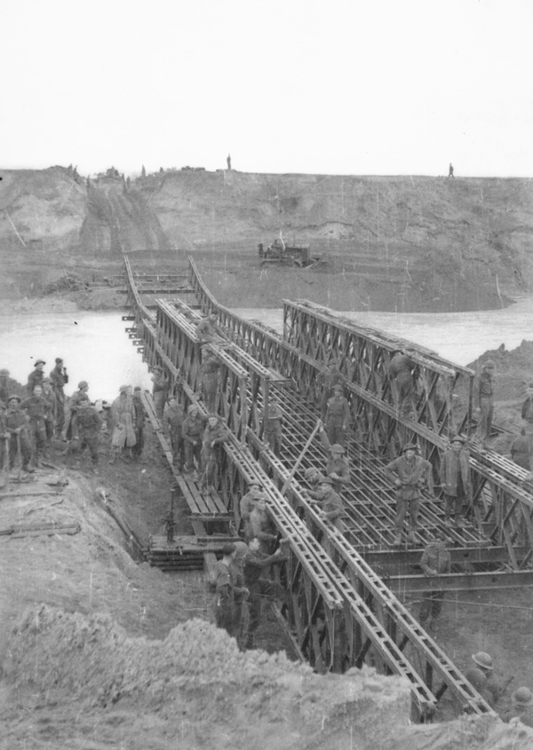 Balaam Bridge at Souk el Khemis under construction