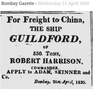 Press notice for Guildford voyage